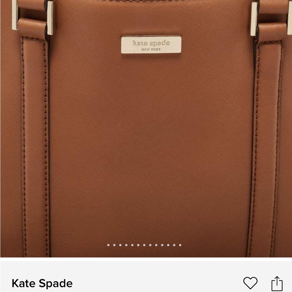 Kate Spade Tan Leather Tote - Picture 5 of 6